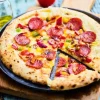 Picard Pizza 3 fromages salami sauce barbecue* Pizzas Créatives