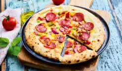 Picard Pizza 3 fromages salami sauce barbecue* Pizzas Créatives