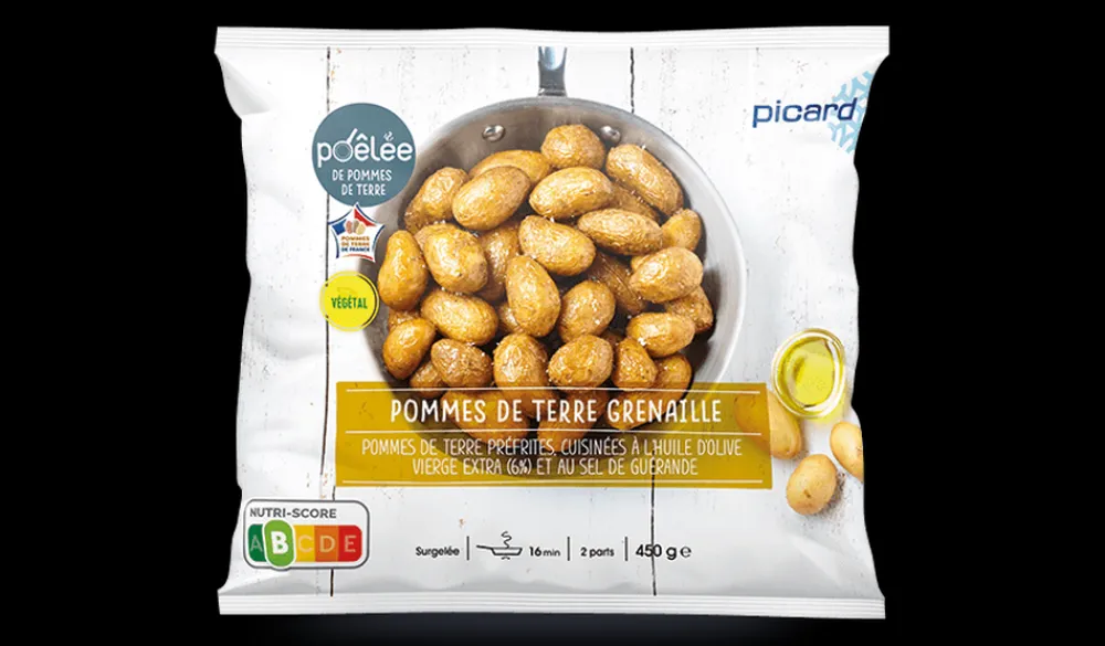 Picard Poêlée de pommes de terre grenaille* Produits Nutri-Score B|Végétarien