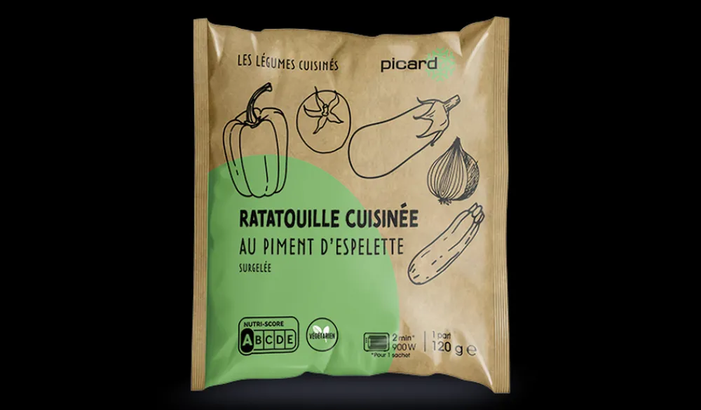 Picard Ratatouille cuisinée au piment d'Espelette* Produits Nutri-Score A|Végétarien