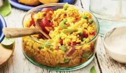 Picard Riz cuisiné à l'espagnole (poivrons, petits pois)*Enfant Produits Nutri-Score B|Riz, Pâtes