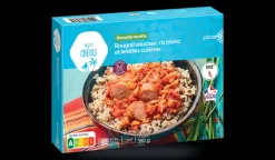 Picard Rougail saucisse, riz lentilles cuisinées* 1 Part|Plats Cuisinés