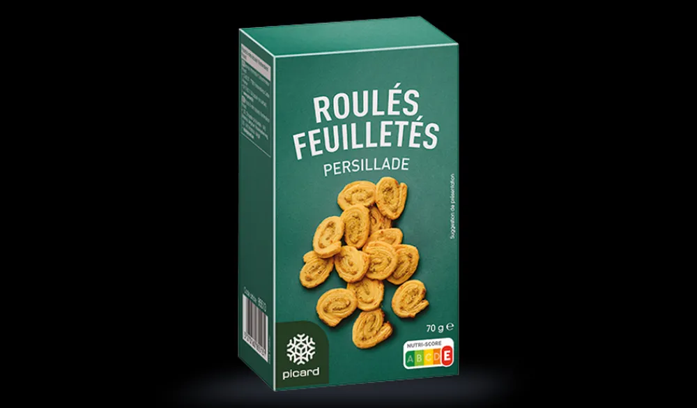 Picard Roulés feuilletés persillade* Gâteaux Apéritif