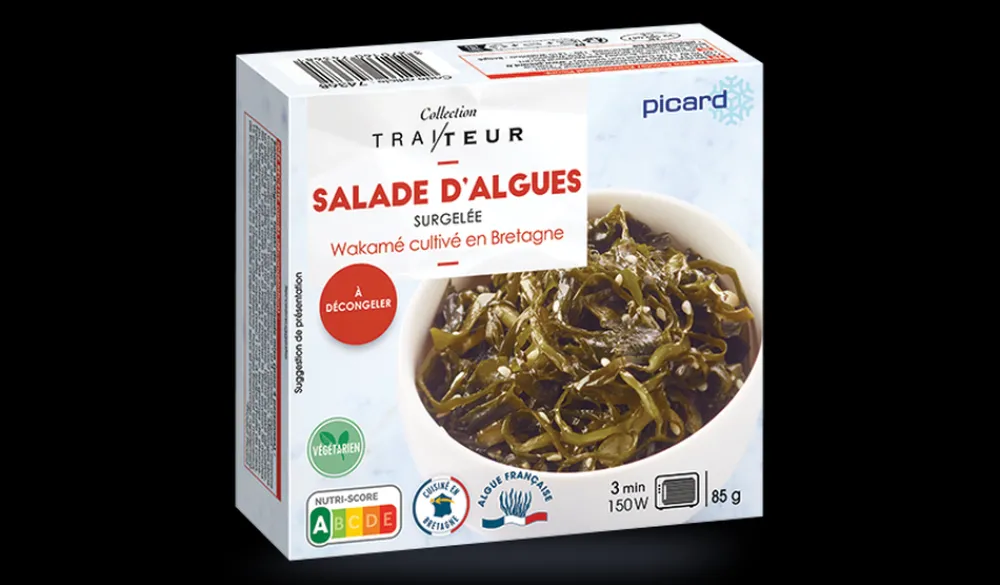 Picard Salade d'algues, wakamé cultivé en Bretagne* Végétarien|Entrées Traiteur