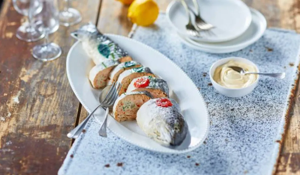 Picard Saumon farci, mousse aux noix de Saint Jacques* Entrées À Partager|Entrées Traiteur