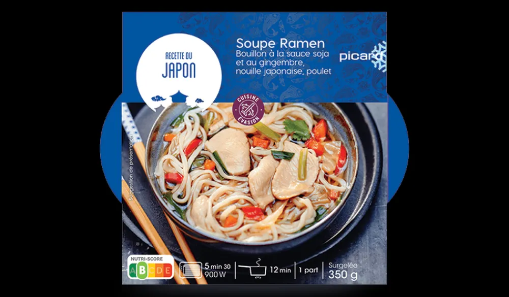 Picard Soupe ramen Cuisine Evasion* Produits Nutri-Score B|1 Part