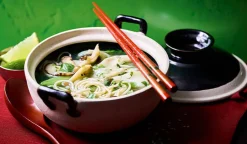 Picard Soupe wonton bouillon légumes, raviolis crevettes* 1 Part|Soupes Du Monde