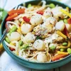 Picard St-Jacques, sauce au basilic thai, nouilles de riz* Gamme Plus D'Équilibre|Produits Nutri-Score A