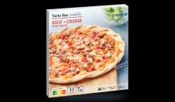 Picard Tarte fine boeuf, cheddar* Tartes À Partager