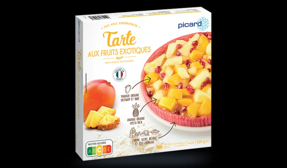Picard Tarte fruits exotiques, 6 parts* Tartes, Tartelettes