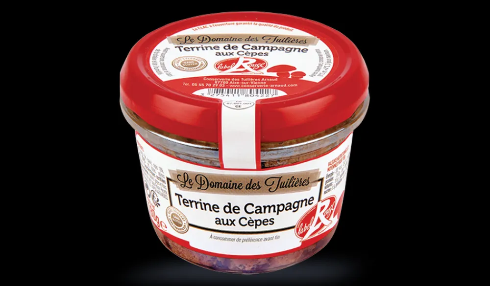 Picard Terrine de campagne aux cèpes Label Rouge* Épicerie Fine