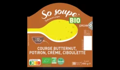 Picard Velouté courge butternut, potiron bio* Produits Nutri-Score B|Soupes, Potages Et Veloutés