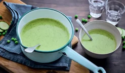 Picard Velouté courgette petit pois, fromage blanc* Produits Nutri-Score A|Végétarien
