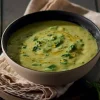 Picard Velouté fèves épinard cuisiné l'huile olive (5,3%)* Produits Nutri-Score A|Vegan