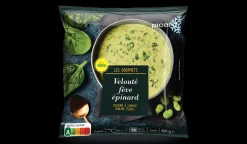 Picard Velouté fèves épinard cuisiné l'huile olive (5,3%)* Produits Nutri-Score A|Vegan